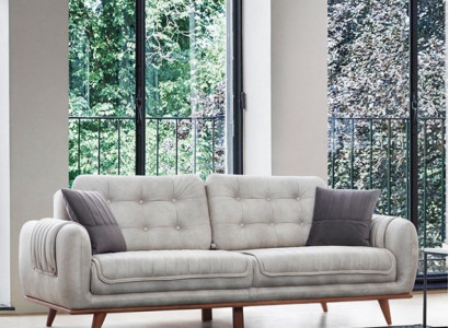 Gray couch sofa living room couches upholstery furniture three-seater sofas